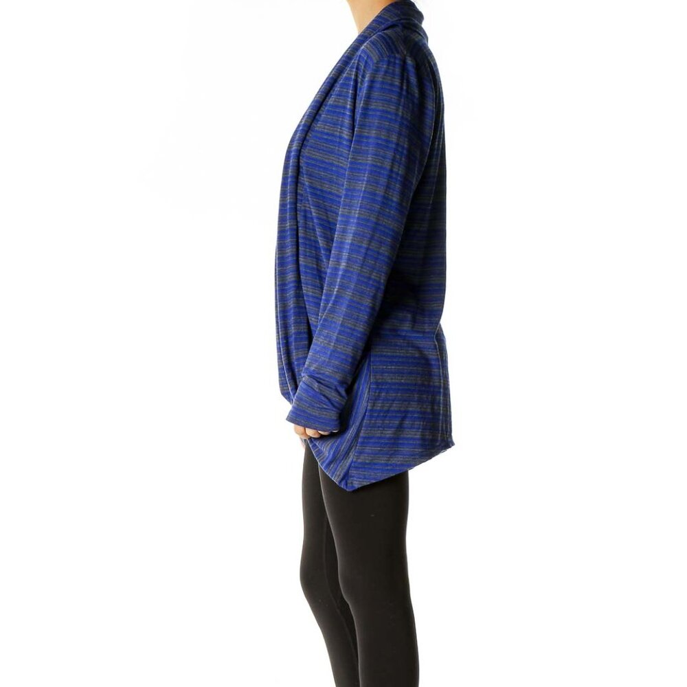 41 hawthorn Blue Striped Cardigan - Picture 2 of 3